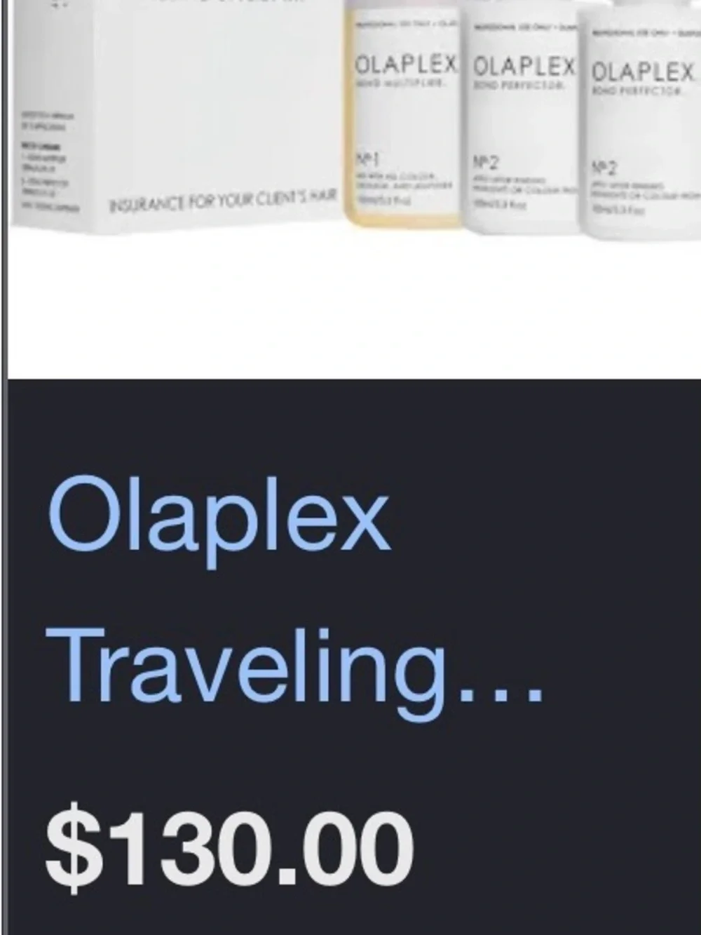 OLAPLEX Traveling Stylist Kit Box